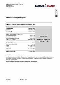 Kia CEED 1.5T DCT7 Ultimate Edition*179€ Rate*JBL*