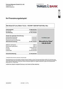 Kia XCeed 1.5 T-GDI DCT7 GT-LINE*199€ Rate*LEDER